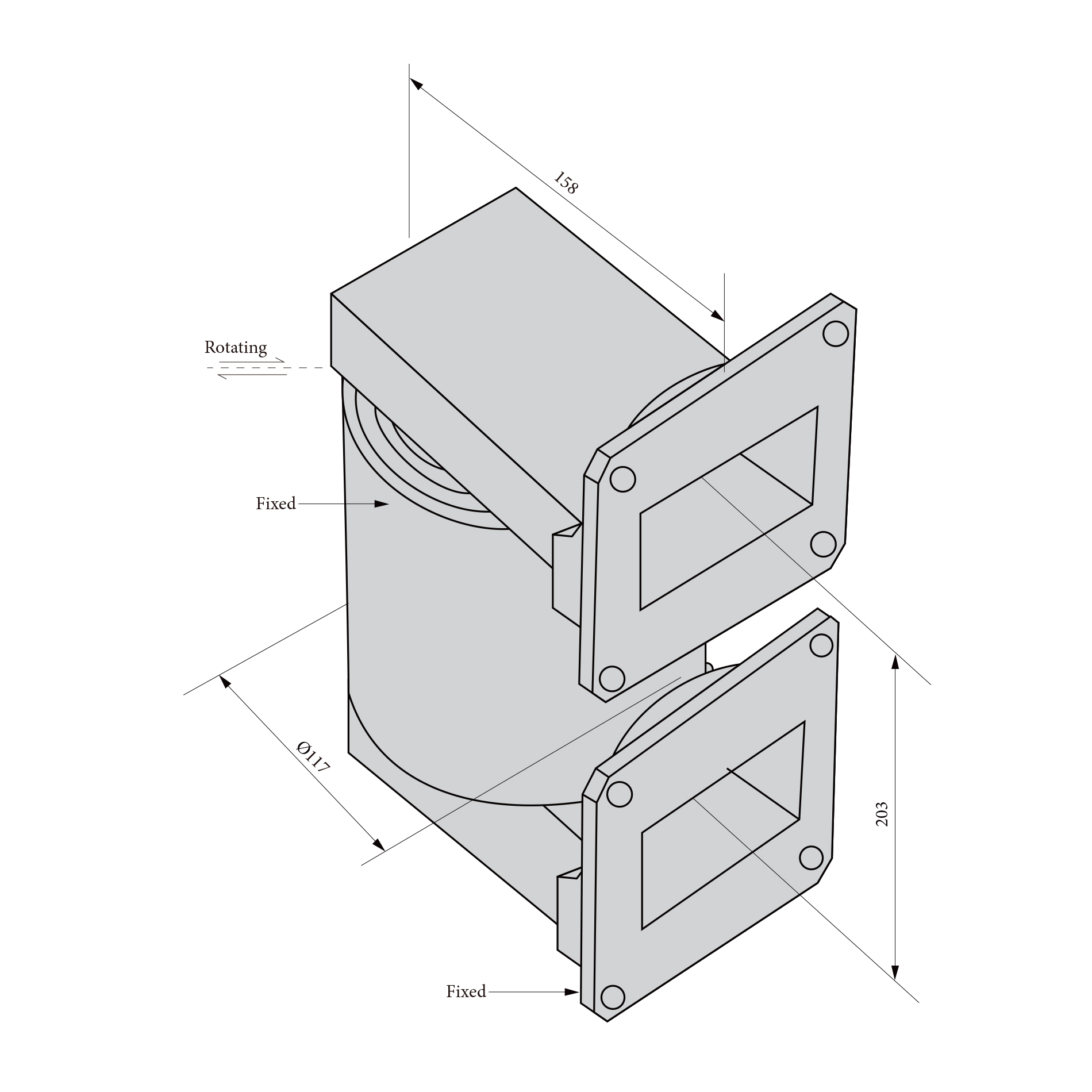 ��·������ת��ŦRJ153132 2.7 - 3.2 GHz FDP32����
